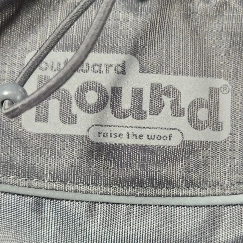 Gray Outward Hound Front Carrier Backpack Drawstring Closure Raise the Woof
